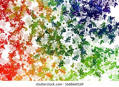 Light Multicolor vector backdrop with memphis shapes. Modern abstract illustration with colorful random forms. Elegant design for wallpapers.