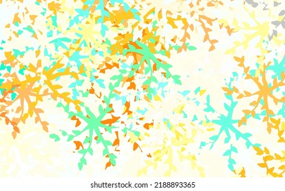 Light Multicolor vector backdrop with memphis shapes. Colorful chaotic forms with gradient in modern style. Best smart design for your business.