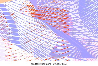 Light Multicolor vector backdrop with memphis shapes. Simple colorful illustration with abstract gradient shapes. Modern design for your business card.