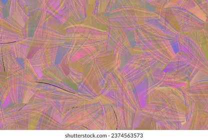 Light Multicolor vector backdrop with memphis shapes.