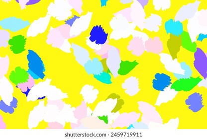 Light Multicolor vector backdrop with memphis shapes. Decorative design in abstract style with random forms. Elegant design for wallpapers.