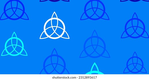 Light Multicolor vector backdrop with mystery symbols. Colorful mystic symbols with a gradient in ancient style. Best design halloween events.