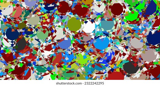 Light Multicolor vector backdrop with triangles, lines. Smart abstract illustration with triangle forms in modern style. Pattern for promotions.