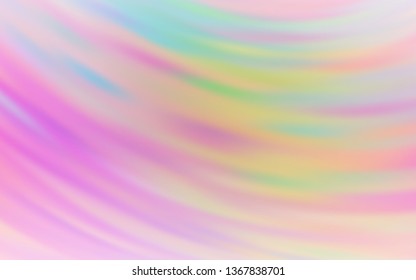 Light Multicolor vector backdrop with wry lines. A shining illustration, which consists of curved lines. Pattern for your business design.