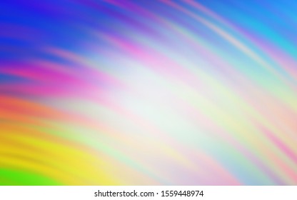 Light Multicolor vector backdrop with wry lines. Glitter abstract illustration with wry lines. The best colorful design for your business.