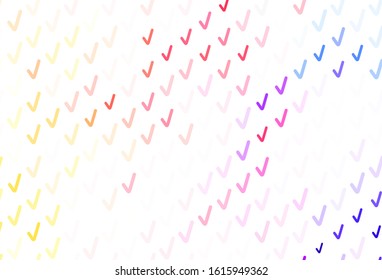 Light Multicolor vector backdrop with wry lines. Colorful illustration in simple style with gradient. Pattern for your business design.