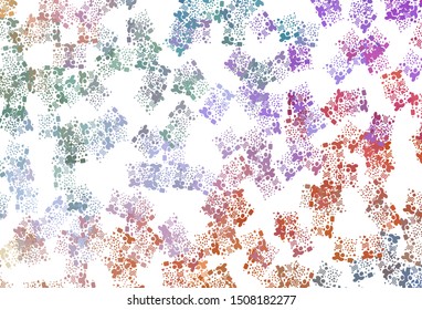 Light Multicolor vector background with abstract shapes. Simple colorful illustration with abstract gradient shapes. Background for a cell phone.