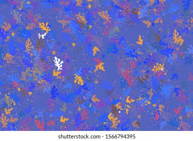 Light Multicolor vector background with abstract shapes. Modern abstract illustration with colorful random forms. Modern design for your business card.