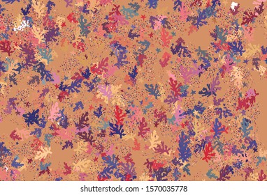 Light Multicolor vector background with abstract shapes. Simple colorful illustration with abstract gradient shapes. Simple design for your web site.