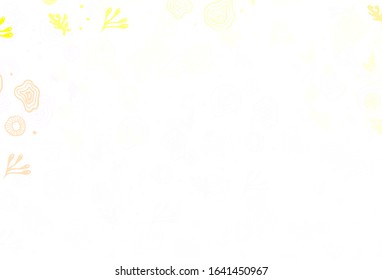 Light Multicolor vector background with abstract shapes. Colorful chaotic forms with gradient in modern style. Simple design for your web site.