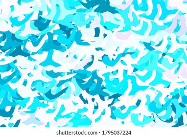Light Multicolor vector background with abstract shapes. Illustration with colorful gradient shapes in abstract style. Simple design for your web site.