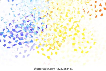 Light Multicolor vector background with abstract shapes. Simple colorful illustration with abstract gradient shapes. Modern design for your business card.