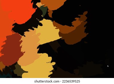Light Multicolor vector background with abstract shapes. Colorful chaotic forms with gradient in modern style. Background for a cell phone.