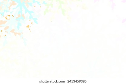 Light Multicolor vector background with abstract shapes. Decorative design in abstract style with random forms. Modern design for your business card.