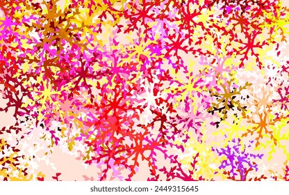 Light Multicolor vector background with abstract shapes. Colorful chaotic forms with gradient in modern style. Elegant design for wallpapers.