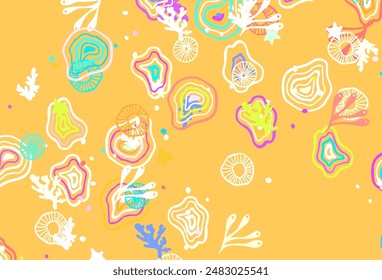 Light Multicolor vector background with abstract shapes. Modern abstract illustration with colorful random forms. Elegant design for wallpapers.
