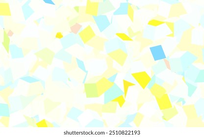 Light Multicolor vector background with abstract shapes. Decorative design in abstract style with random forms. Background for a cell phone.