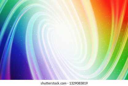Light Multicolor vector background with astronomical stars. Shining colored illustration with bright astronomical stars. Pattern for astrology websites.