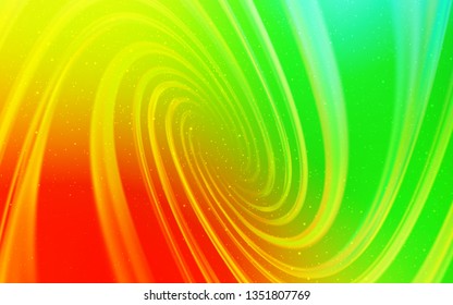 Light Multicolor vector background with astronomical stars. Space stars on blurred abstract background with gradient. Template for cosmic backgrounds.