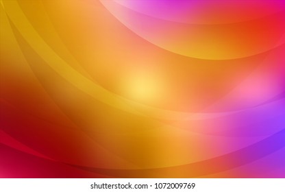 Light Multicolor vector background with bent ribbons. Glitter abstract illustration with wry lines. A completely new template for your business design.