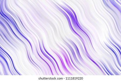 Light Multicolor vector background with bent ribbons. Blurred geometric sample with gradient bubbles.  New composition for your brand book.
