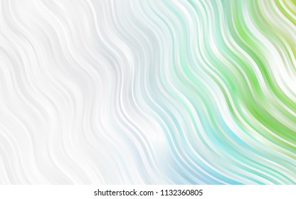Light Multicolor vector background with bent ribbons. A completely new color illustration in marble style. A completely new memphis design for your business.
