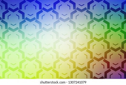 Light Multicolor vector background with bent lines. Colorful illustration in abstract style with gradient. Abstract design for your web site.