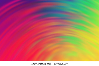 Light Multicolor vector background with bent lines. A sample with colorful lines, shapes. Abstract design for your web site.