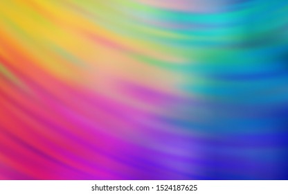 Light Multicolor vector background with bent lines. Shining colorful illustration in simple style. New composition for your brand book.