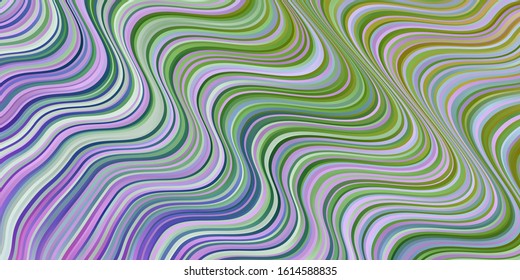 Light Multicolor vector background with bent lines. Colorful illustration, which consists of curves. Pattern for websites, landing pages.
