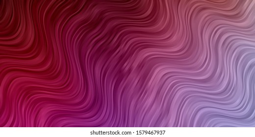 Light Multicolor vector background with bows. Brand new colorful illustration with bent lines. Best design for your posters, banners.