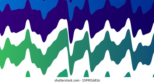 Light Multicolor vector background with bows. Colorful abstract illustration with gradient curves. Pattern for commercials, ads.