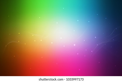 Light Multicolor vector background with bubbles. Blurred decorative design in abstract style with bubbles. Completely new template for your brand book.