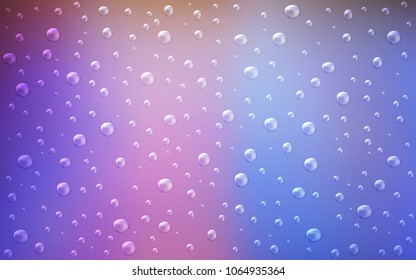 Light Multicolor vector background with bubbles. Abstract illustration with colored bubbles in nature style. The pattern can be used for ads, leaflets of liquid.
