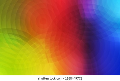 Light Multicolor vector background with bubbles. Glitter abstract illustration with blurred drops of rain. Pattern can be used for ads, leaflets.