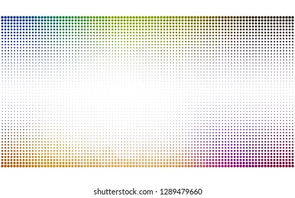 Light Multicolor vector  background with bubbles. Abstract illustration with colored bubbles in nature style. Pattern for textures of wallpapers.