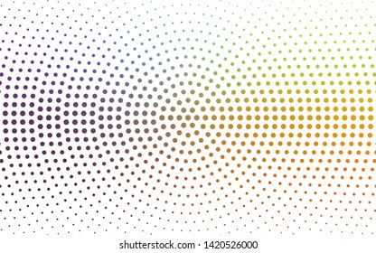 Light Multicolor vector  background with bubbles. Glitter abstract illustration with blurred drops of rain. Design for poster, banner of websites.