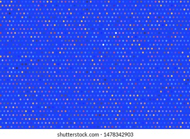 Light Multicolor vector background with bubbles. Glitter abstract illustration with blurred drops of rain. Pattern for ads, leaflets.