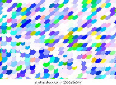 Light Multicolor vector background with bubbles. Blurred decorative design in abstract style with bubbles. Design for your business advert.