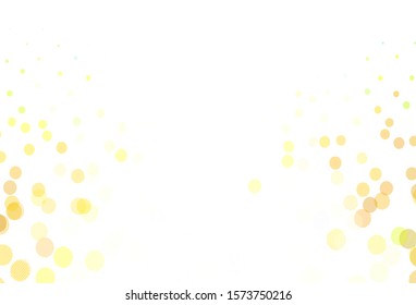 Light Multicolor vector background with bubbles. Beautiful colored illustration with blurred circles in nature style. Pattern for beautiful websites.