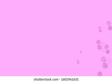 Light Multicolor vector background with bubbles. Abstract illustration with colored bubbles in nature style. Pattern for textures of wallpapers.