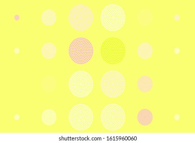 Light Multicolor vector background with bubbles. Glitter abstract illustration with blurred drops of rain. Pattern for beautiful websites.