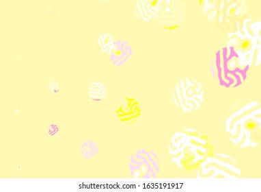 Light Multicolor vector background with bubbles. Abstract illustration with colored bubbles in nature style. Pattern for textures of wallpapers.