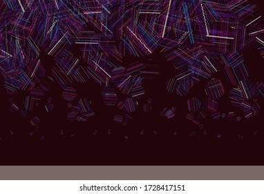 Light Multicolor vector background with bubbles. Abstract illustration with colored bubbles in nature style. Pattern for textures of wallpapers.