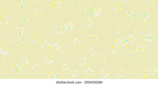 Light multicolor vector background with bubbles. Modern abstract illustration with colorful circle shapes. Design for your commercials.