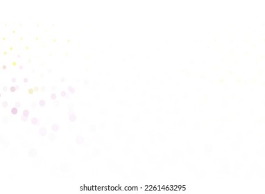 Light Multicolor vector background with bubbles. Blurred decorative design in abstract style with bubbles. Pattern for futuristic ad, booklets.