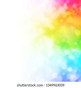 Light Multicolor vector background with circles. Illustration with set of shining colorful abstract spheres. Design for posters, banners.