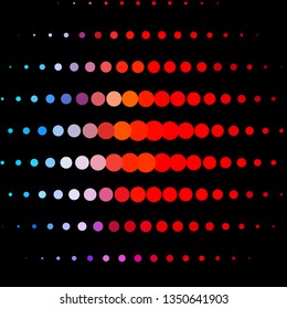 Light Multicolor vector background with circles. Abstract colorful disks on simple gradient background. Design for your commercials.