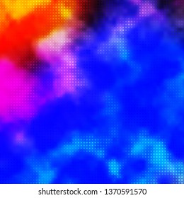 Light Multicolor vector background with circles. Abstract colorful disks on simple gradient background. New template for your brand book.