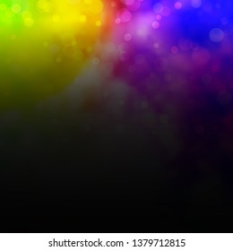 Light Multicolor vector background with circles. Modern abstract illustration with colorful circle shapes. Pattern for websites, landing pages.